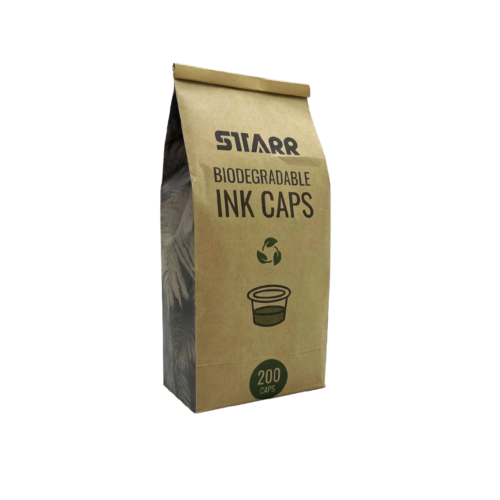 Biodegradable 18mm Ink Caps Large 200