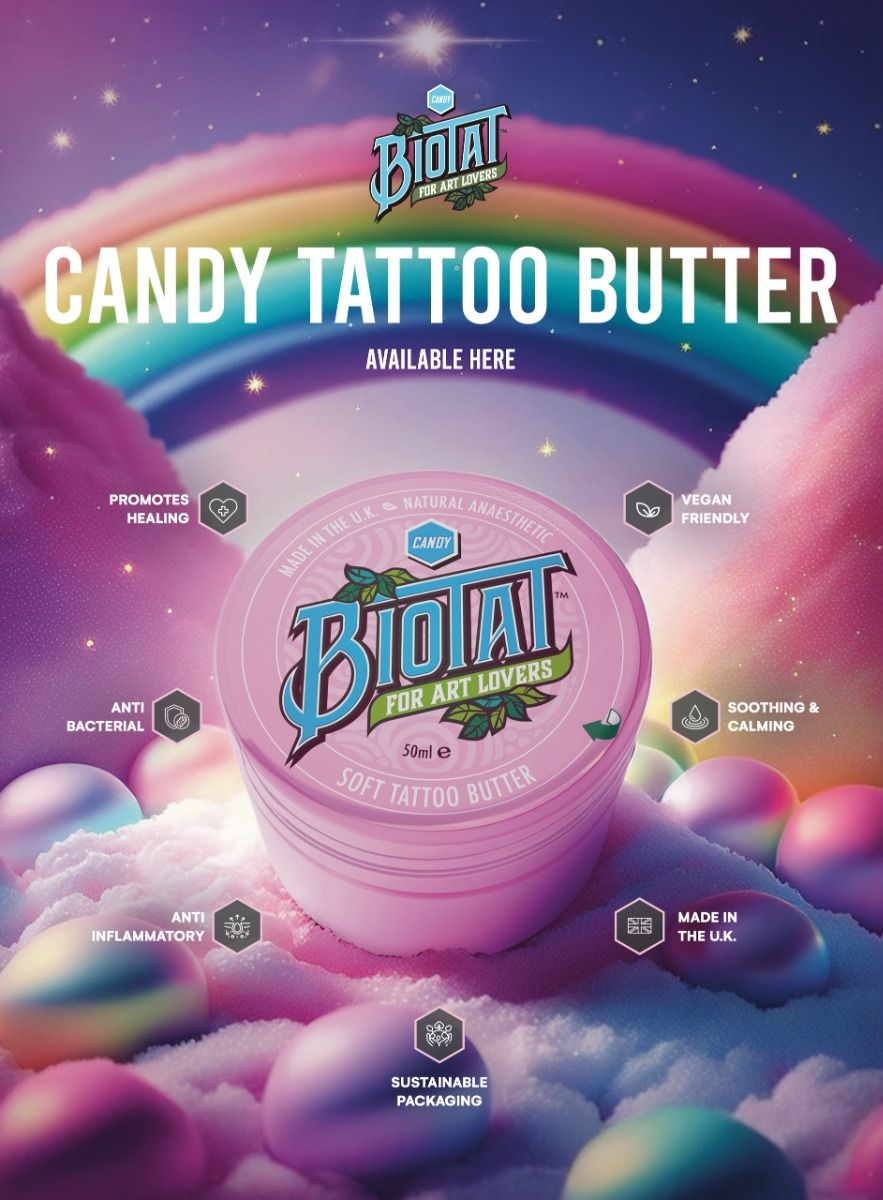 Biotat Numbing Tattoo Butter Candy 50g X 12 Display