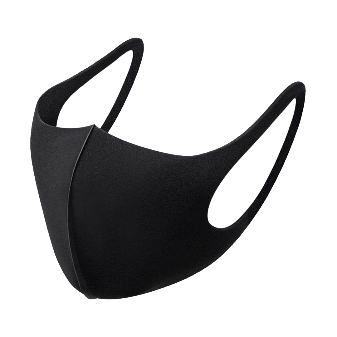 Face Mask Reusable Black