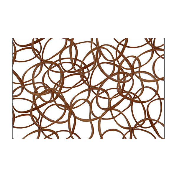 Brown Extra Thick Rubber Bands (100)