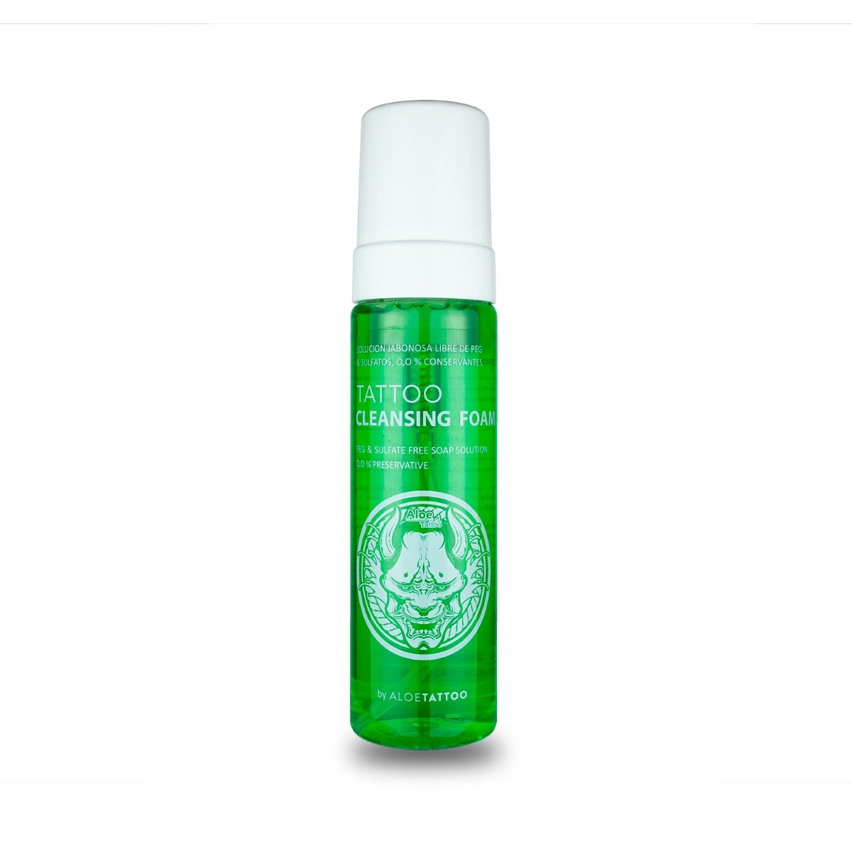 Aloe Tattoo Green Soap Cleansing Foam 220ml