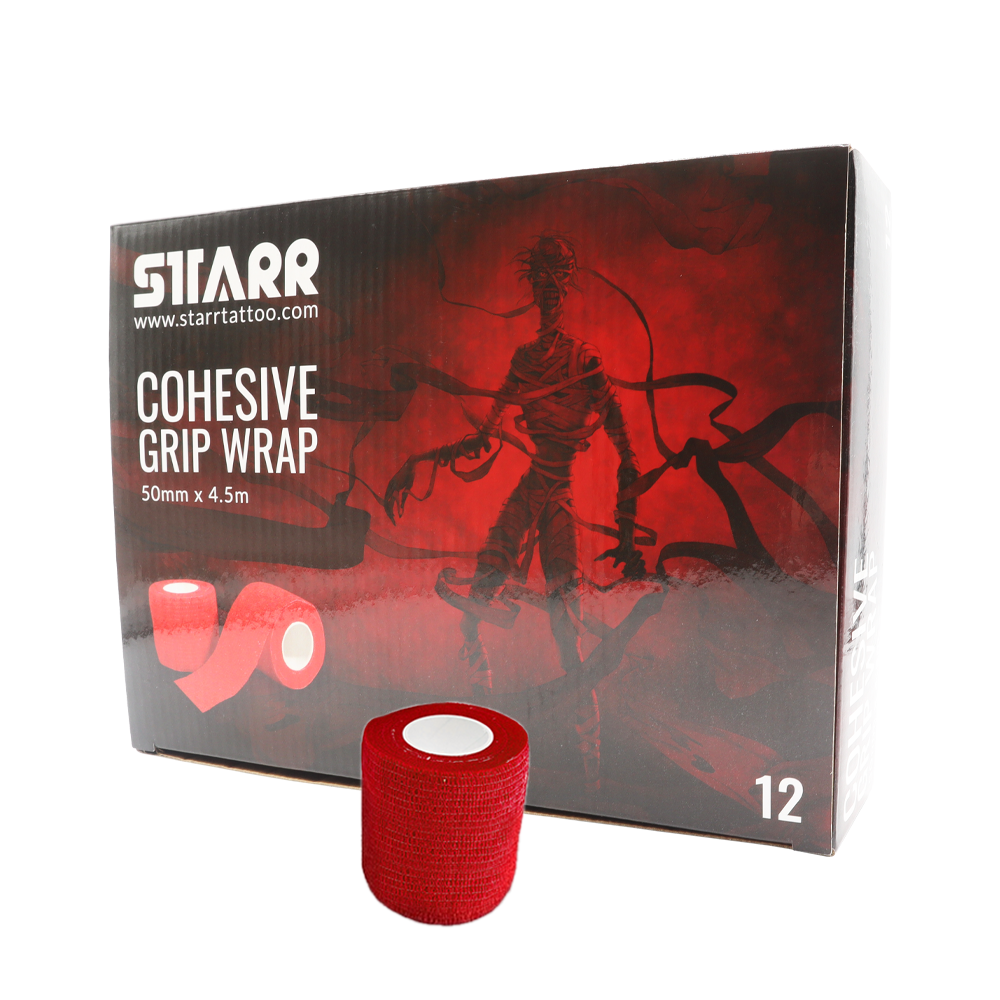Starr Cohesive Grip Wrap RED 50mm