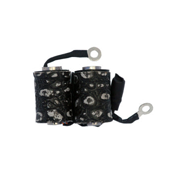 Coil 8 Wrap Black & Grey