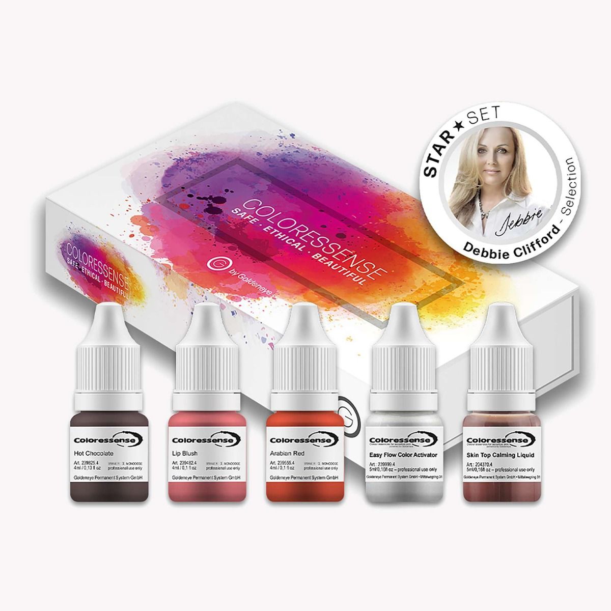 Goldeneye Coloressense Star Set Debbie 5 x 4ml