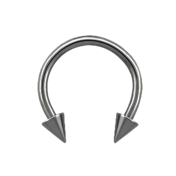 Coned Circular Barbell 1.2 x 6mm Titanium (5)