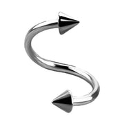 Coned Eyebrow Spiral 1.2 x 8mm (5)