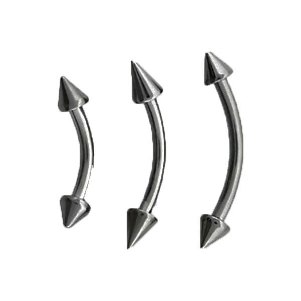 Titanium Coned Curved Barbells 1.2mm