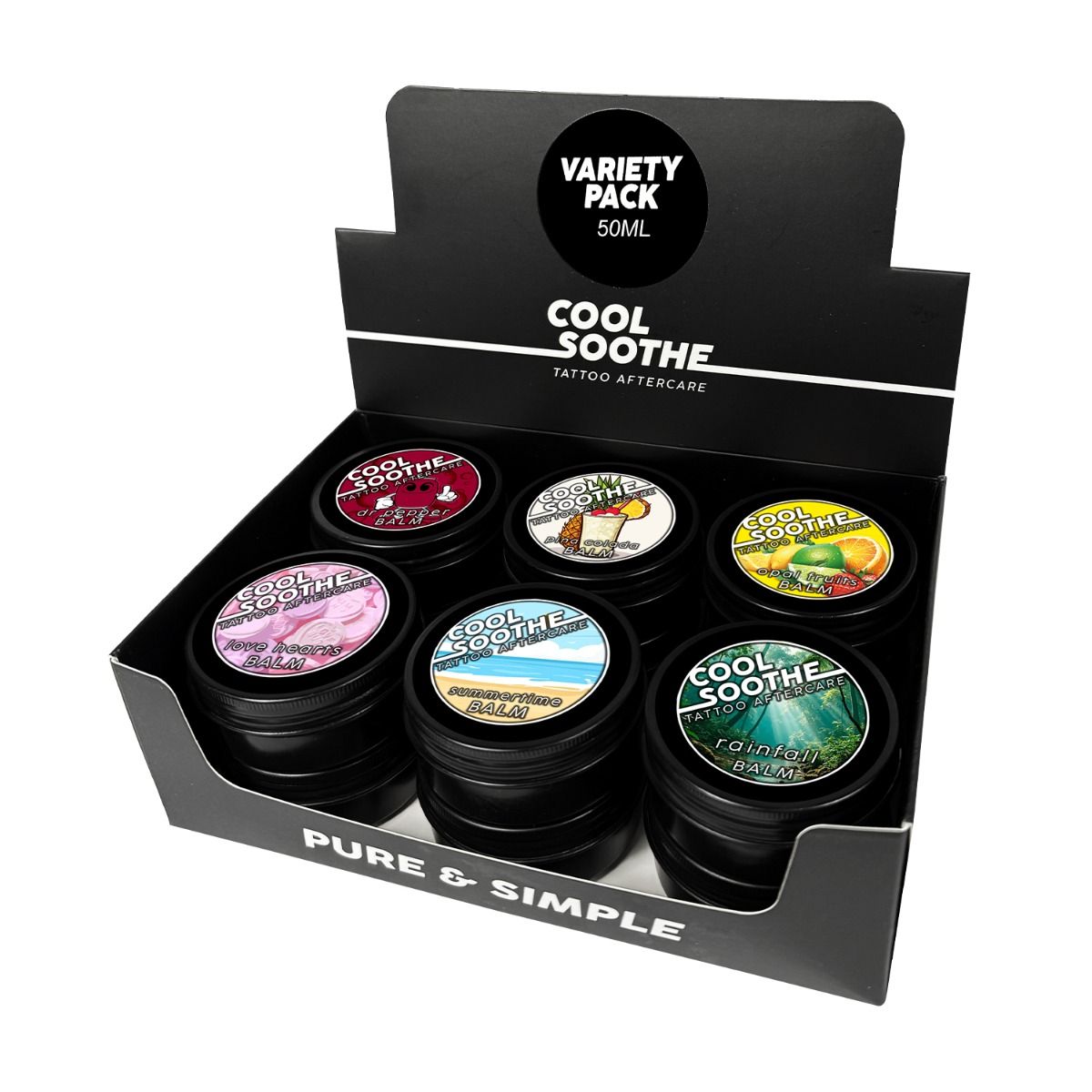 Cool Soothe Tattoo Balm Display Box 50ml (12)