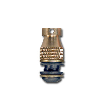 Custom Knurled Back Post Brass