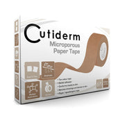 Cutiderm Micropore Tan Tape 2.5cm Dressing Tape 6
