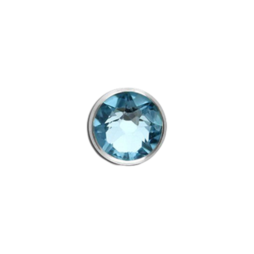 Titanium Dermal Top with Crystal 1.2mm x 4mm