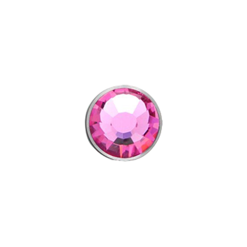 Titanium Dermal Top with Crystal 1.2mm x 4mm