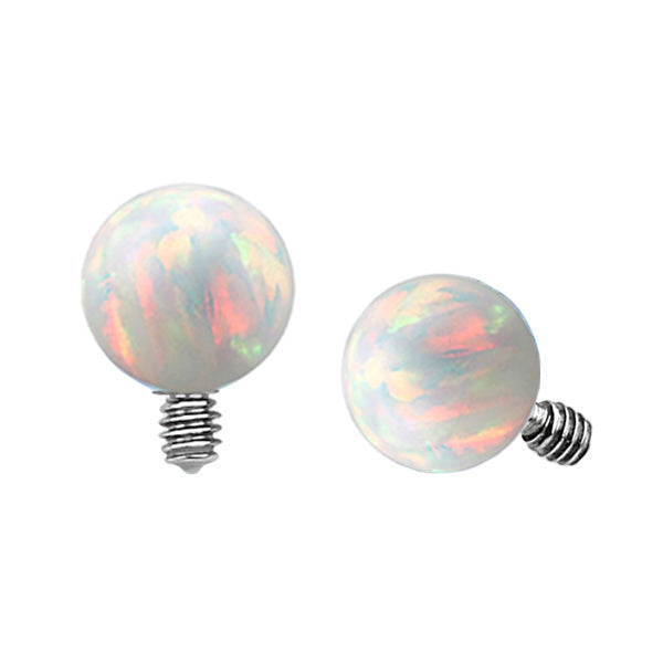 Dermal Top Clear Opal Ball (5) 1.2mm