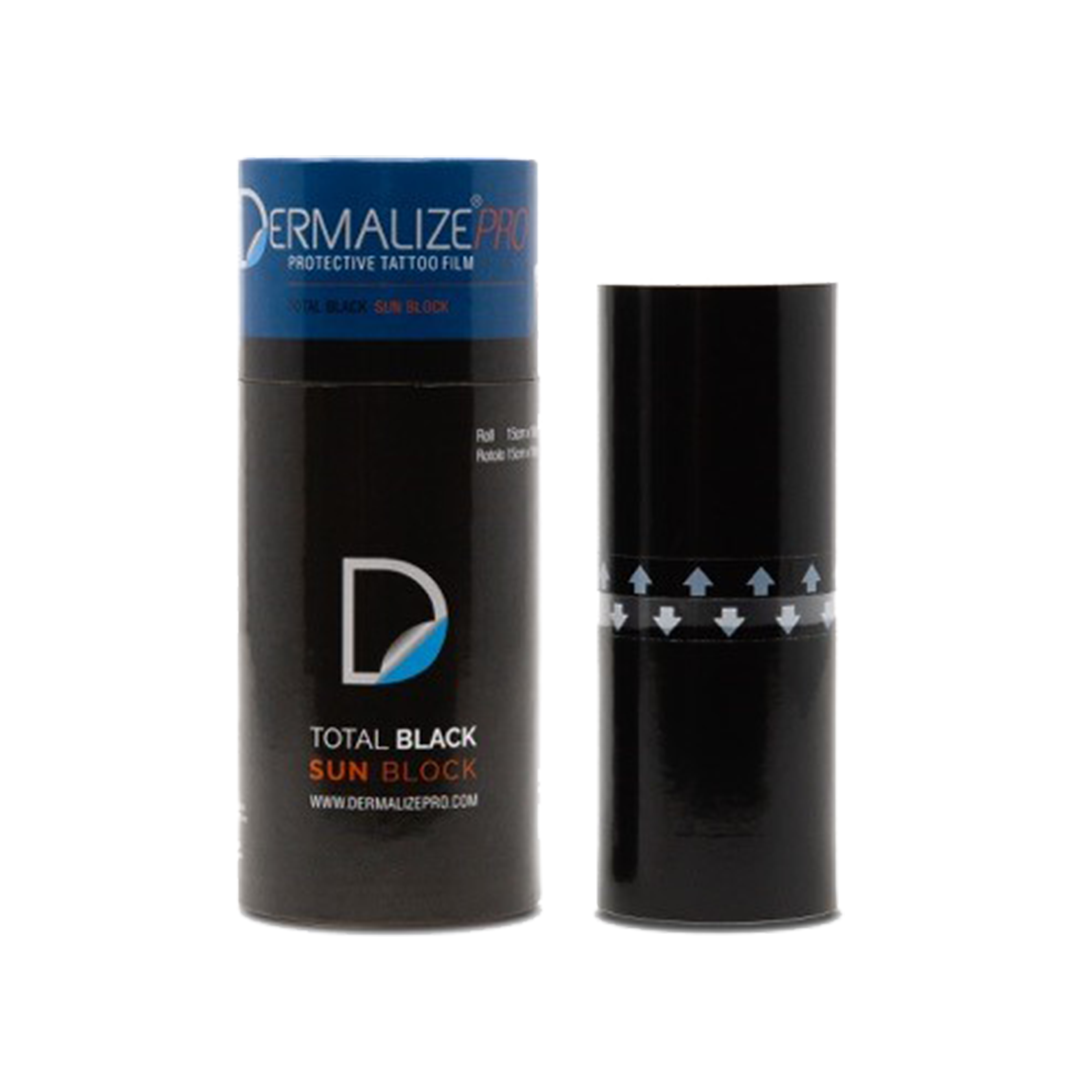 Dermalize Pro Total Black Sunblock Film 15cm x 10m Roll