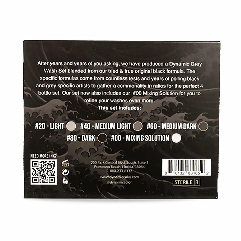 Dynamic Grey Wash Set 4oz