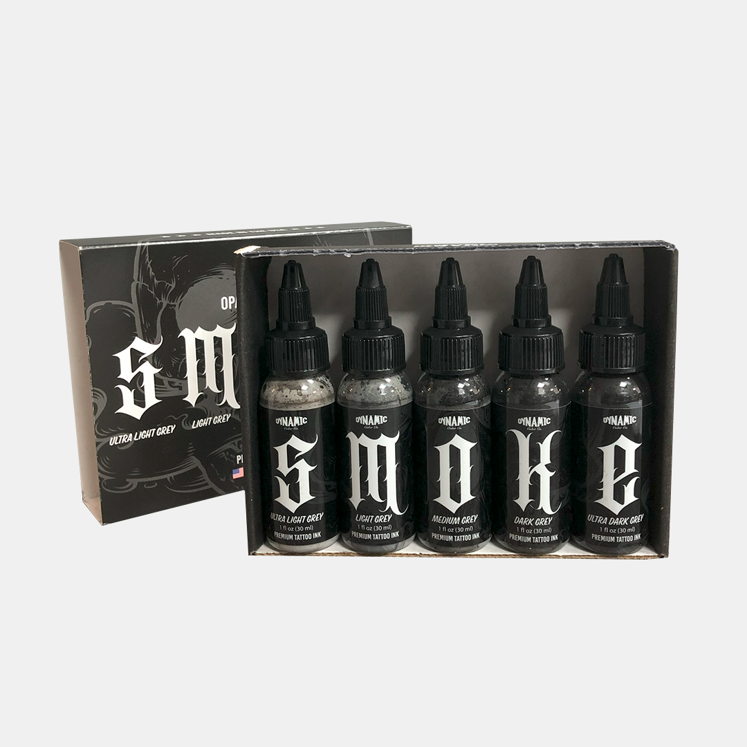 Dynamic Smoke Opaque Grey 5 bottle Set (1oz)