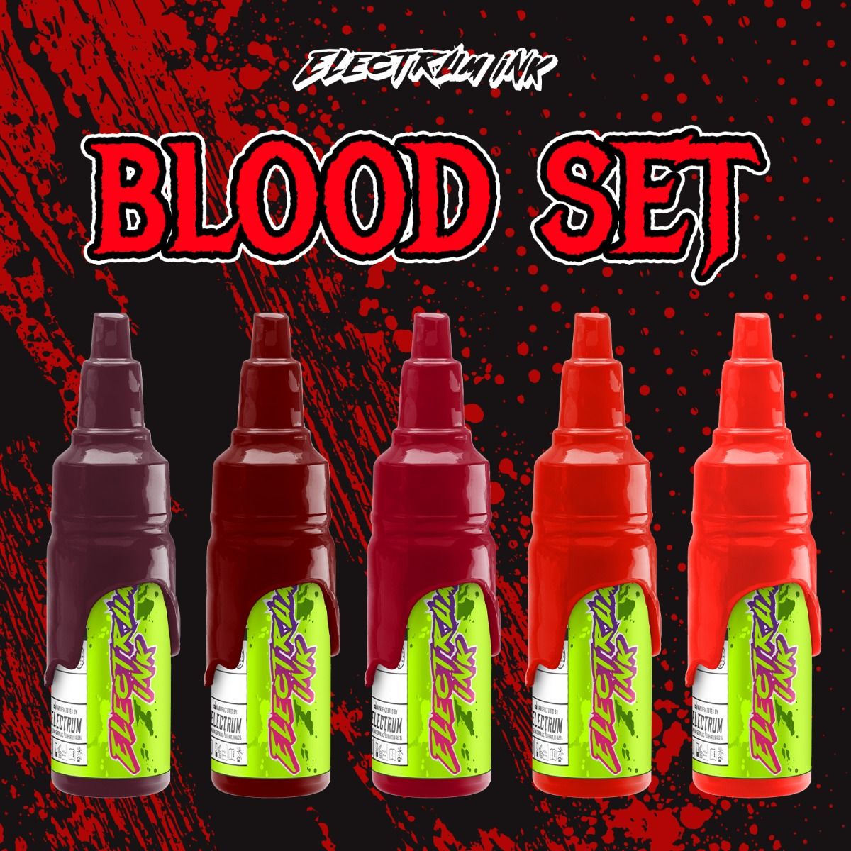 Electrum Blood Set 5 x 1oz SET