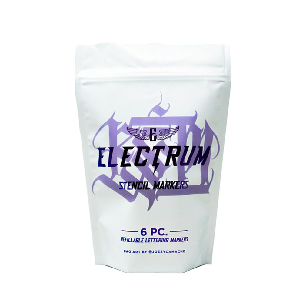 Electrum Refillable Stencil Markers (6 Pack)
