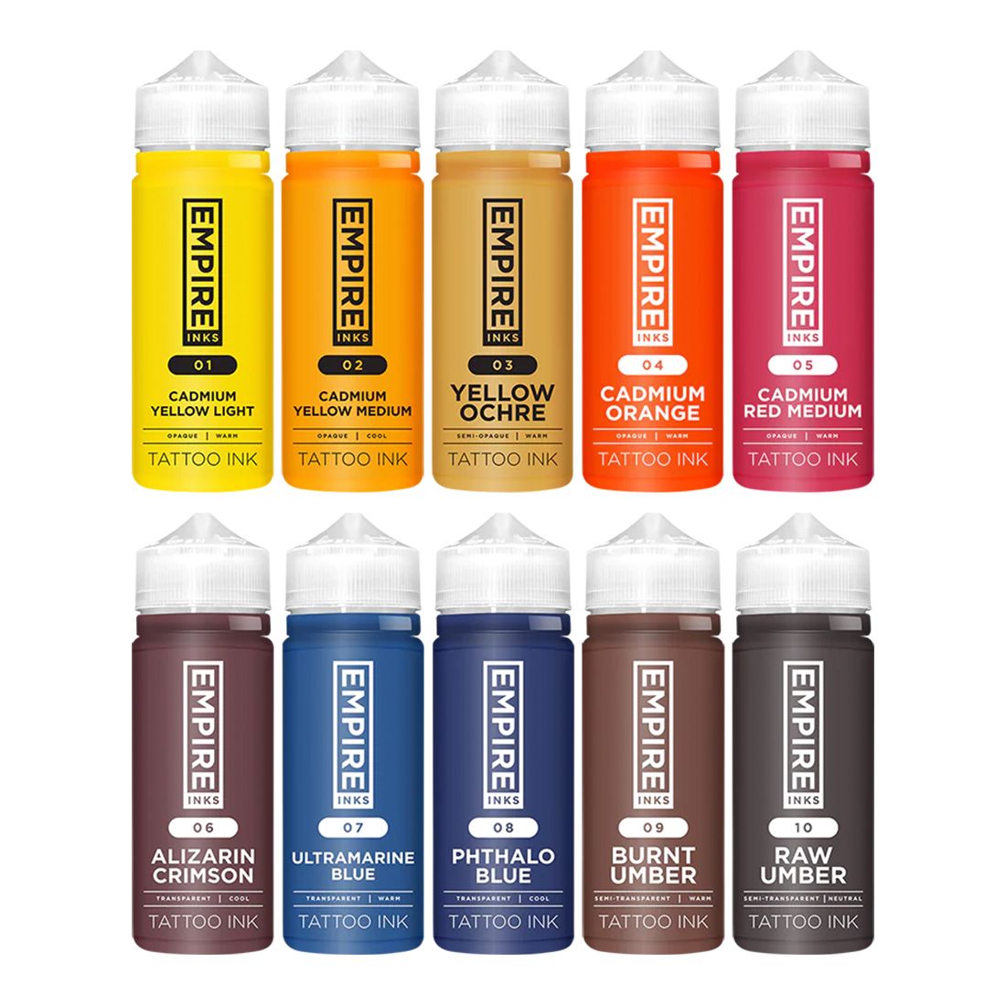 EMPIRE Colour 10 Bottle Set 3oz
