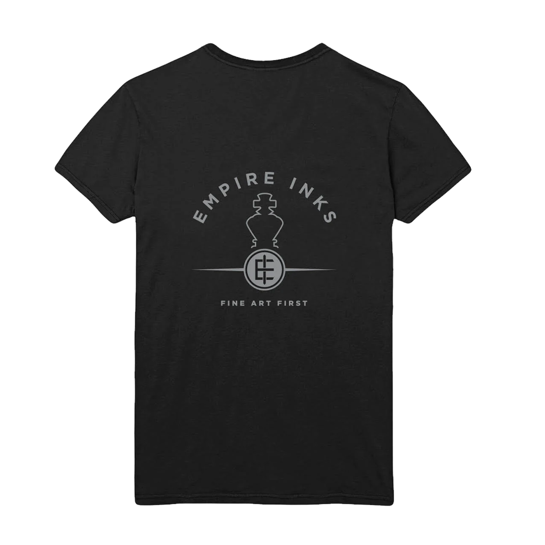 Empire Inks Logo T-Shirt – Black (Large)