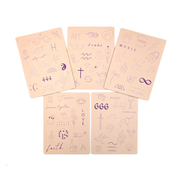 Stencil Skins Fine-Line Set (5 A5 Sheets)