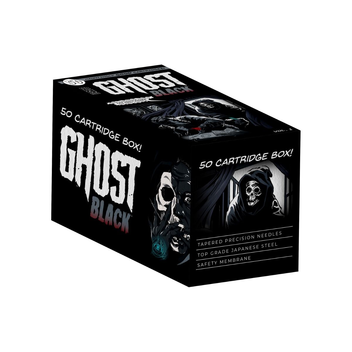 Ghost Black Cartridges - 50 Boxes - Long Taper