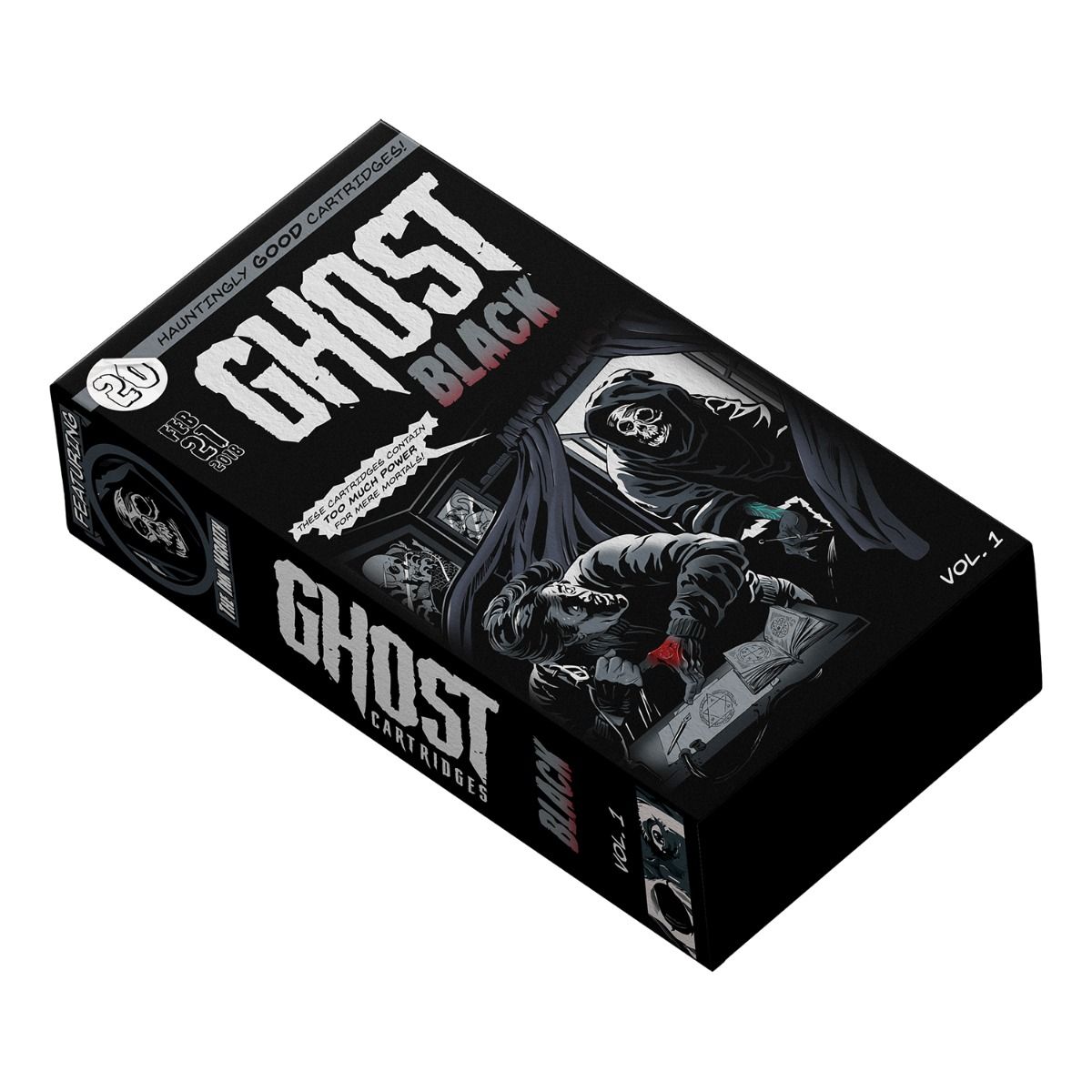 Ghost Black Cartridges - Medium Taper