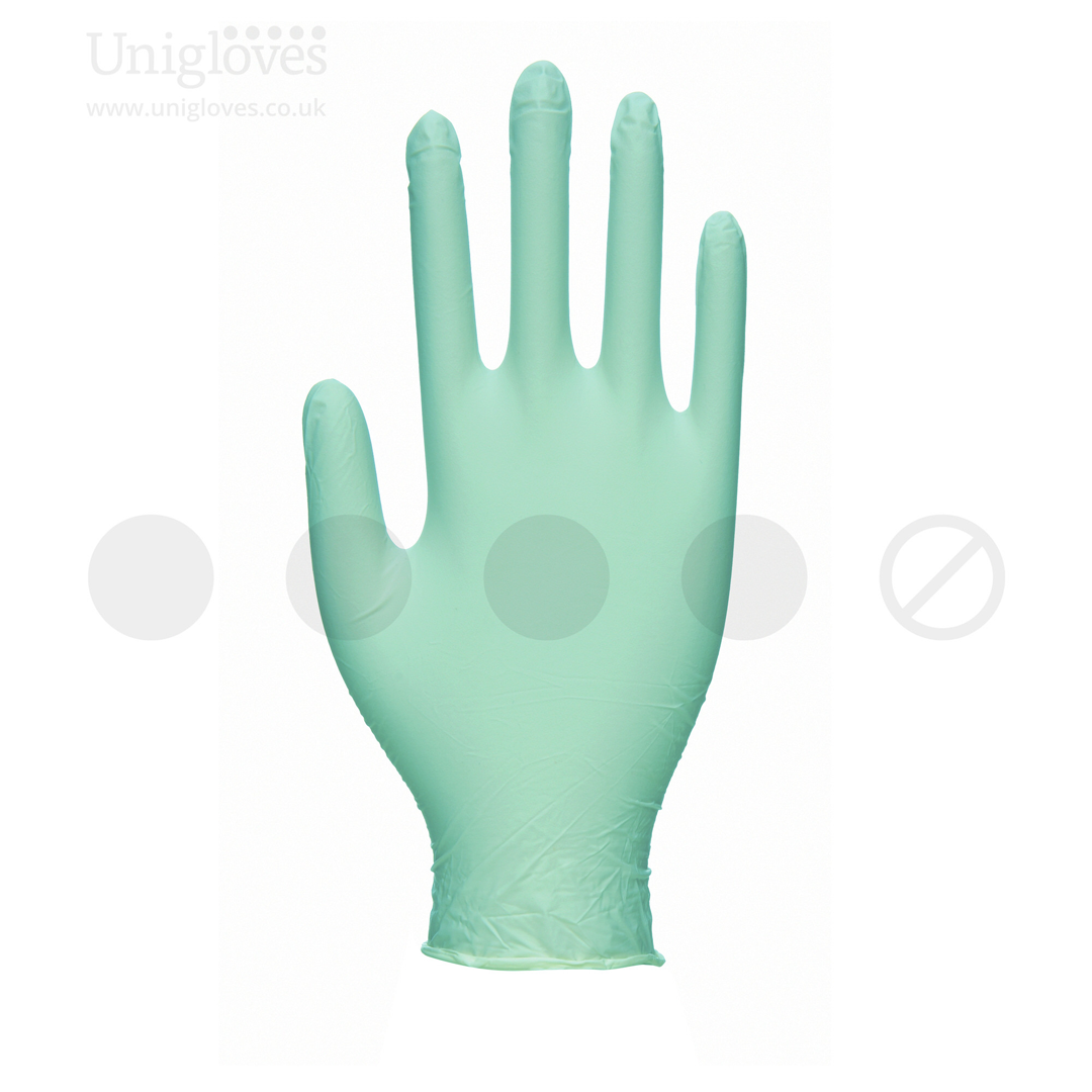 Green Pearl Nitrile Gloves
