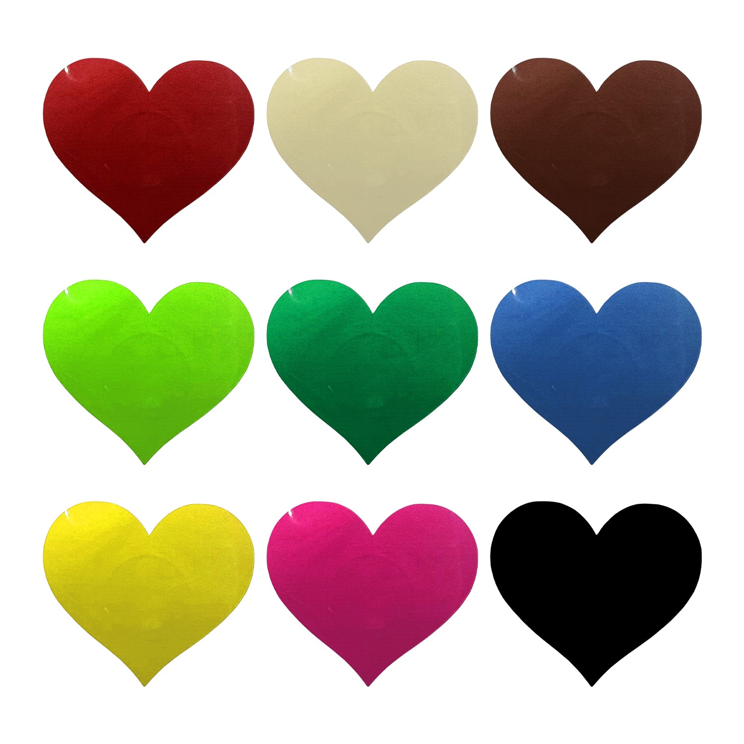 Nipple Covers Assorted Hearts (9 pairs)