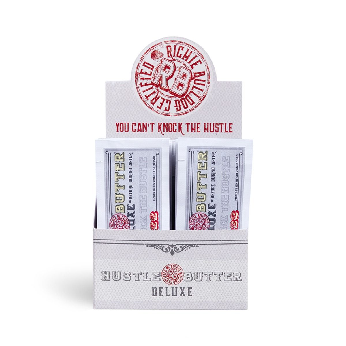 Hustle Butter Deluxe 0.25oz Packette 50 Case