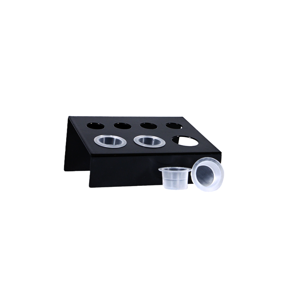 Ink Cap Holder - Black 7 Hole