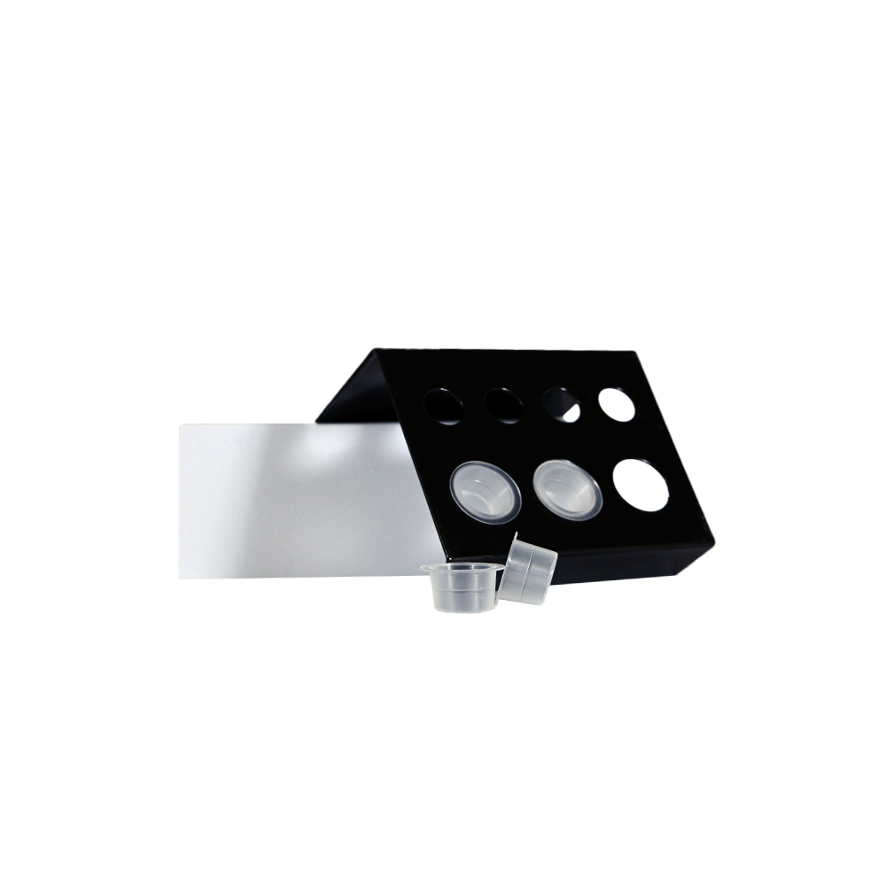 Ink Cap Holder - Black 7 Hole