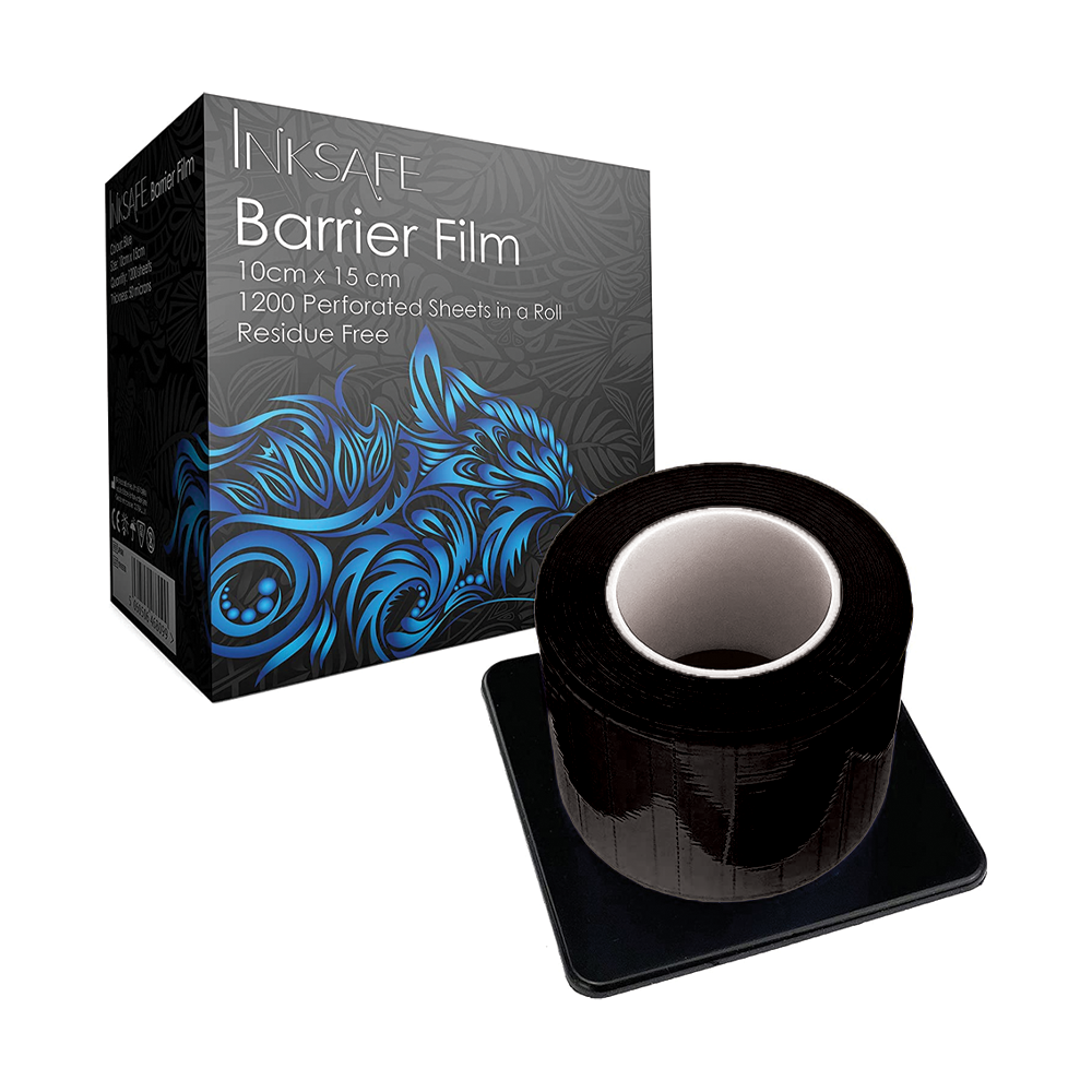 Inksafe Barrier Film 10cm x 15cm x 1200 Sheets Black Roll