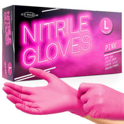 JFA Nitrile Pink Gloves