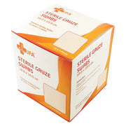 Gauze 10 x 10cm  Sterile Non Woven 4 Ply Swabs 100