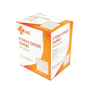Gauze 5 x 5cm  Sterile Non Woven 4 Ply Swabs 100