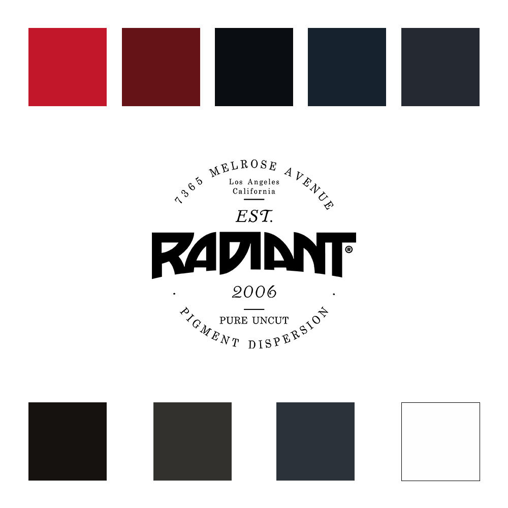 Radiant Laky Tattoo Gore Set 9 x 1oz