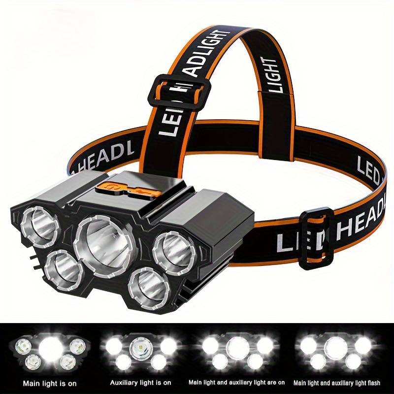5-LED Rechargeable Head Lamp