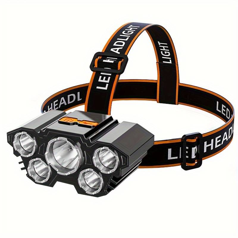 5-LED Rechargeable Head Lamp