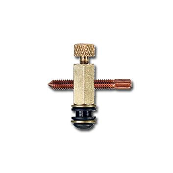 Front Post Hex 8/32 Brass