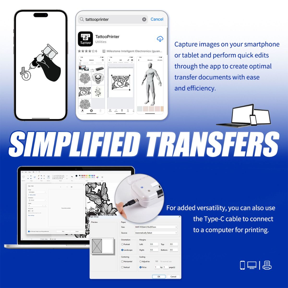 Mast Smart Wireless Thermal Printer