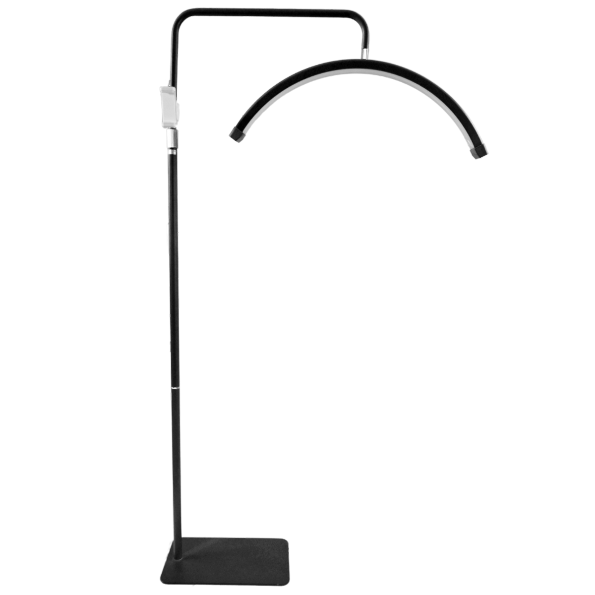 Halfmoon LED Lamp with Remote Black