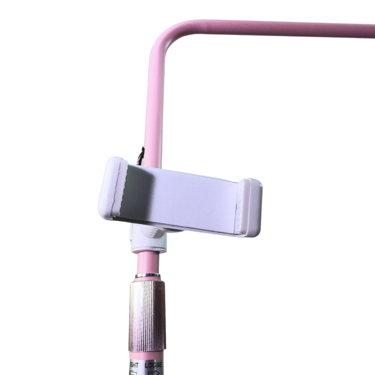 Halfmoon LED Lamp with Remote Pink