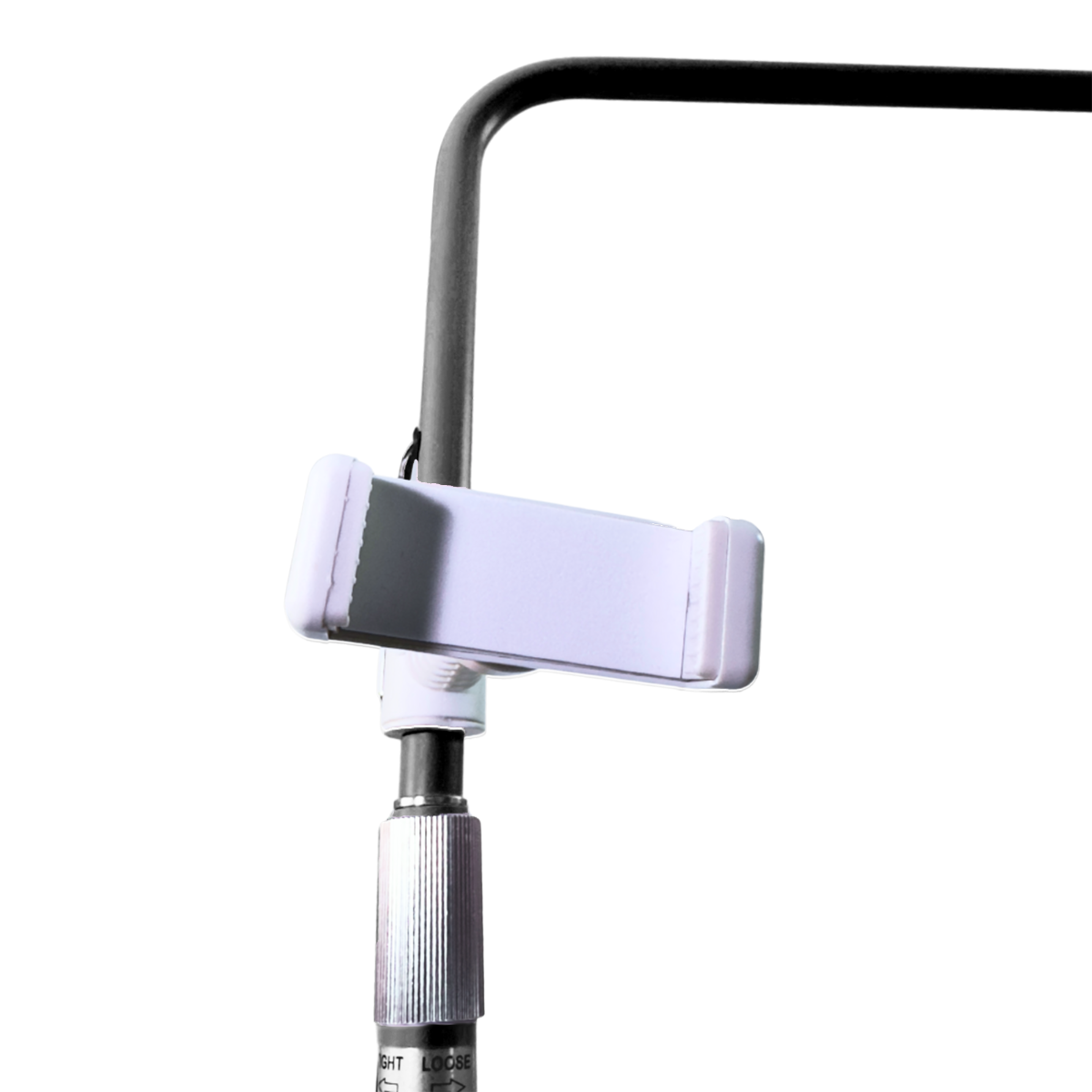 Halfmoon LED Lamp with Remote Black