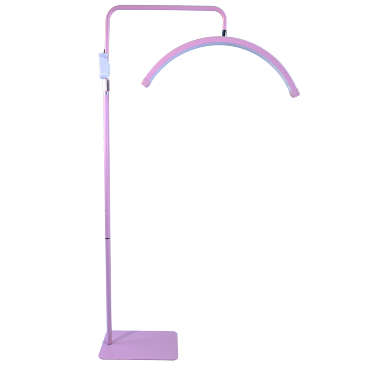 Halfmoon LED Lamp with Remote Pink
