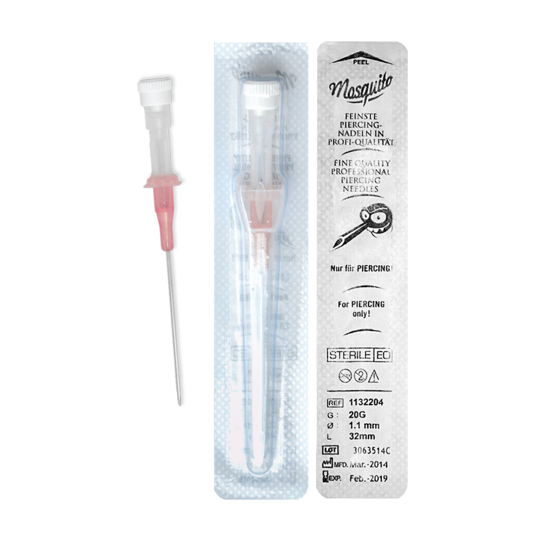 Mosquito Cannulas 20g Pink Needle (Dated - 04/12/2025)