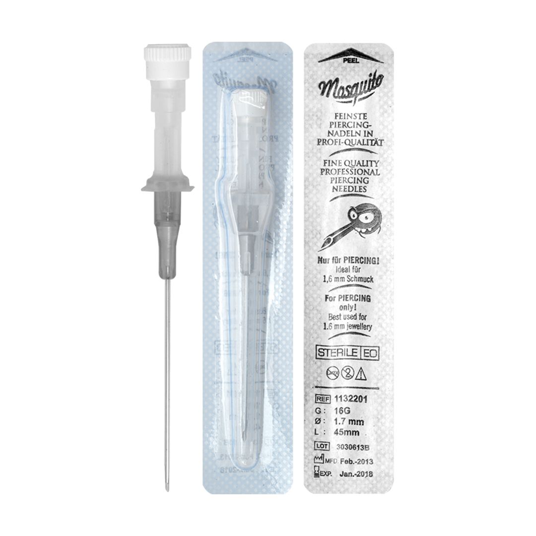 Mosquito Cannulas 16g Grey Needle