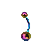 Titanium Naval Bars 1.6mm - Rainbow