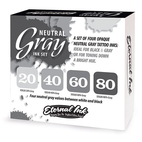 Eternal Ink Neutral Grey 4 Colour 1oz Set