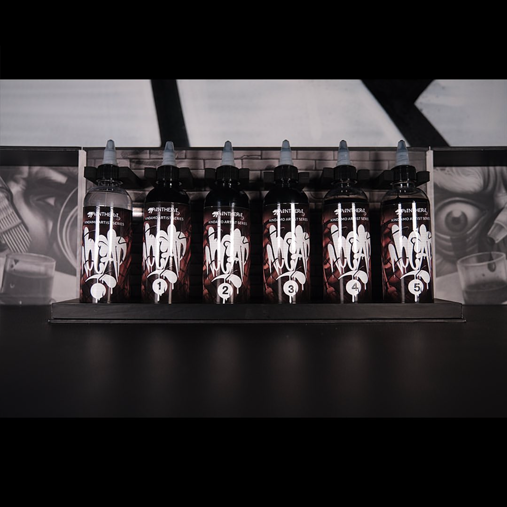 Panthera x Kindamo 'No Cap' Tattoo Ink Set x6 Bottles (150ml)